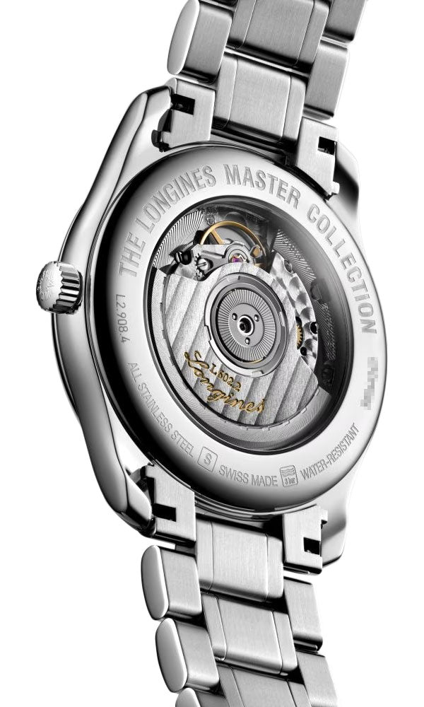 Longines Master Collection Power Reserve Automatic Stainless Steel Blue Dial Date Mens Watch L2.908.4.92.6 wholesalehk.shop