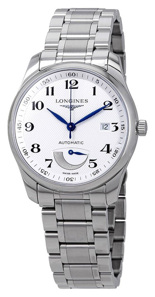 Longines Master Collection Power Reserve Automatic Stainless Steel Silver Dial Date Mens Watch L2.908.4.78.6 wholesalehk.shop