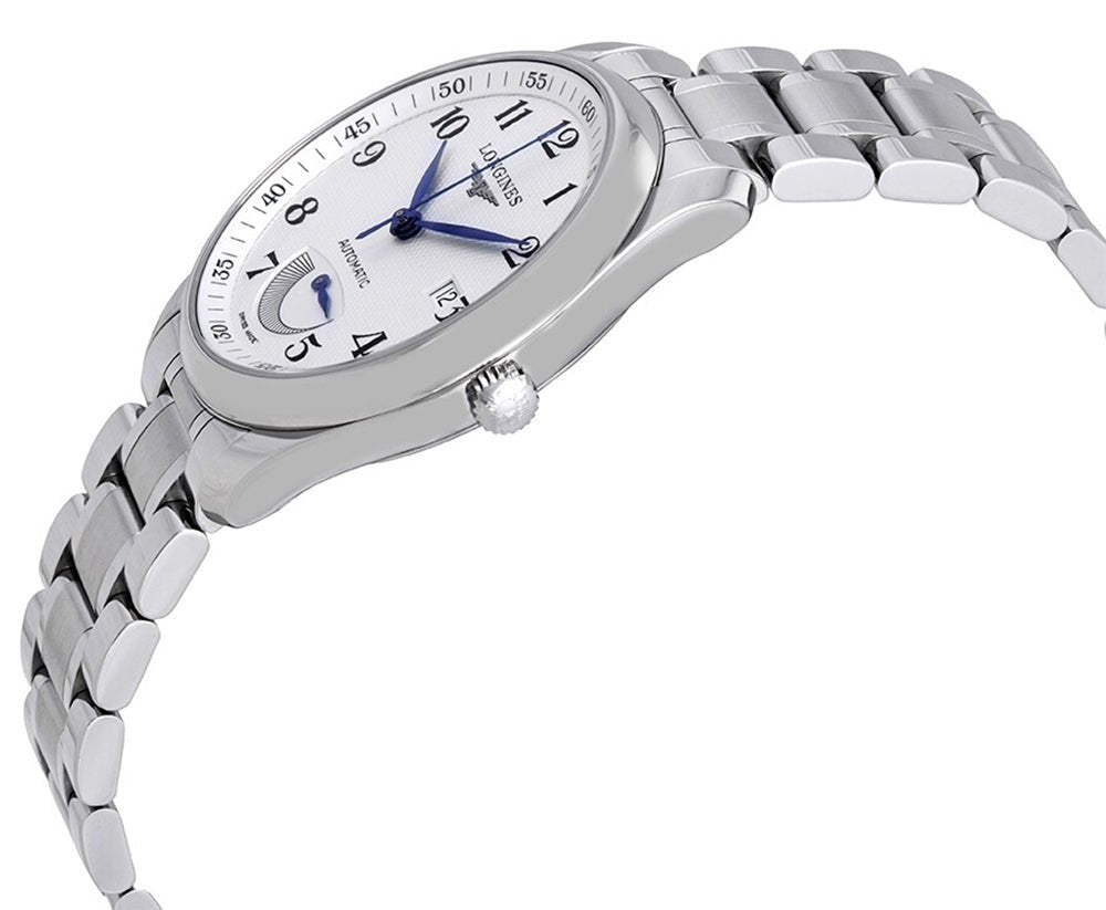 Longines Master Collection Power Reserve Automatic Stainless Steel Silver Dial Date Mens Watch L2.908.4.78.6 wholesalehk.shop