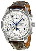 Longines Master Complications Automatic Chronograph Moonphase Stainless Steel Mens Watch L2.773.4.78.3 wholesalehk.shop