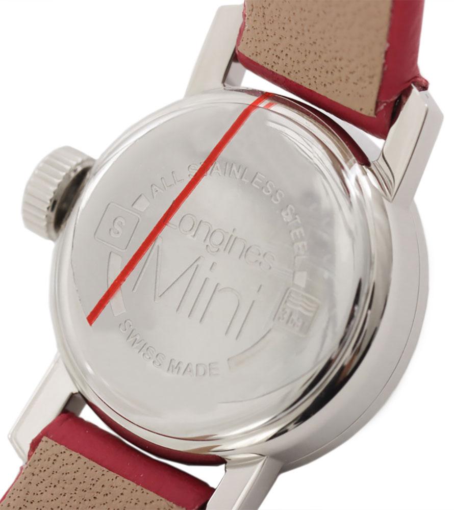 Longines Mini Hot Pink Leather Strap Mother-Of-Pearl Dial Diamonds Womens Watch L2.303.0.87.3 wholesalehk.shop