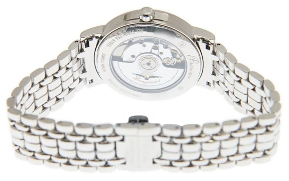 Longines Presence Automatic Stainless Steel White Dial Date Mens Watch L4.904.4.11.6 wholesalehk.shop