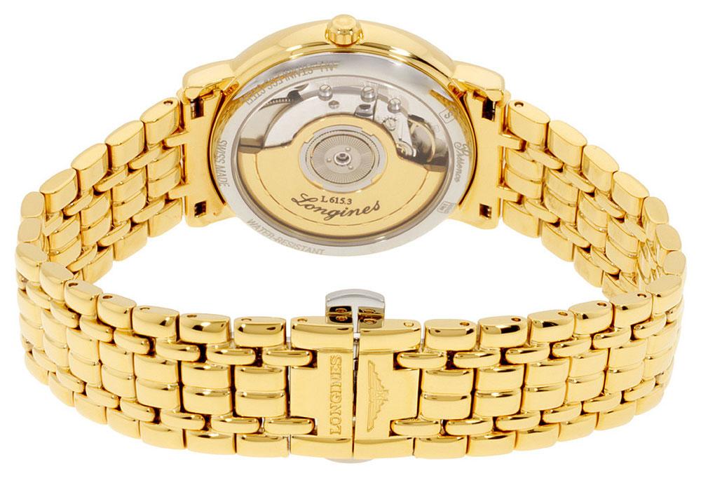 Longines Presence Automatic Yellow Gold PVD White Dial Date Mens Watch L4.804.2.11.8 wholesalehk.shop