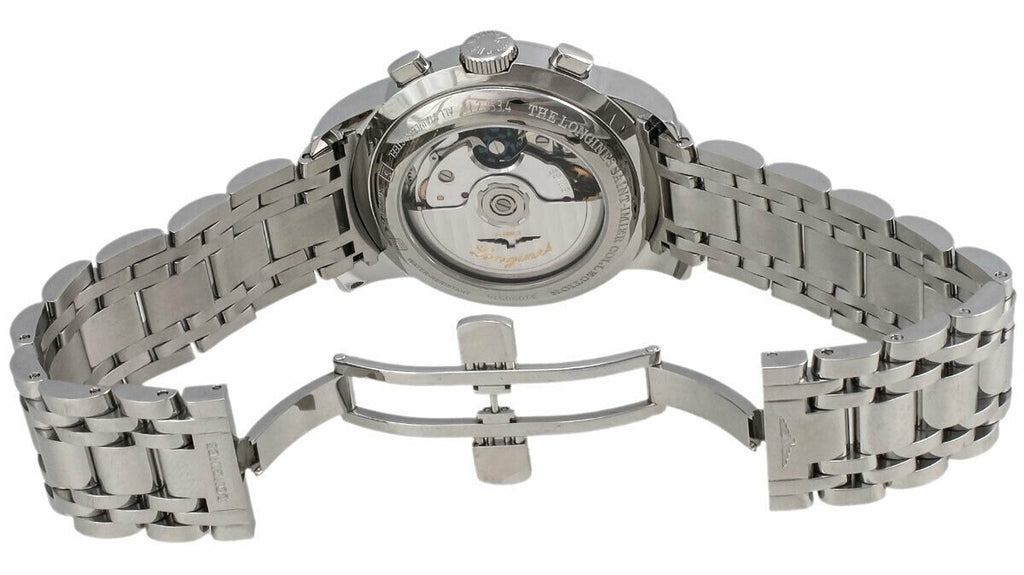 Longines Saint-Imier Automatic Chronograph Steel Mens Watch Silver Dial Calendar L2.752.4.72.6 wholesalehk.shop