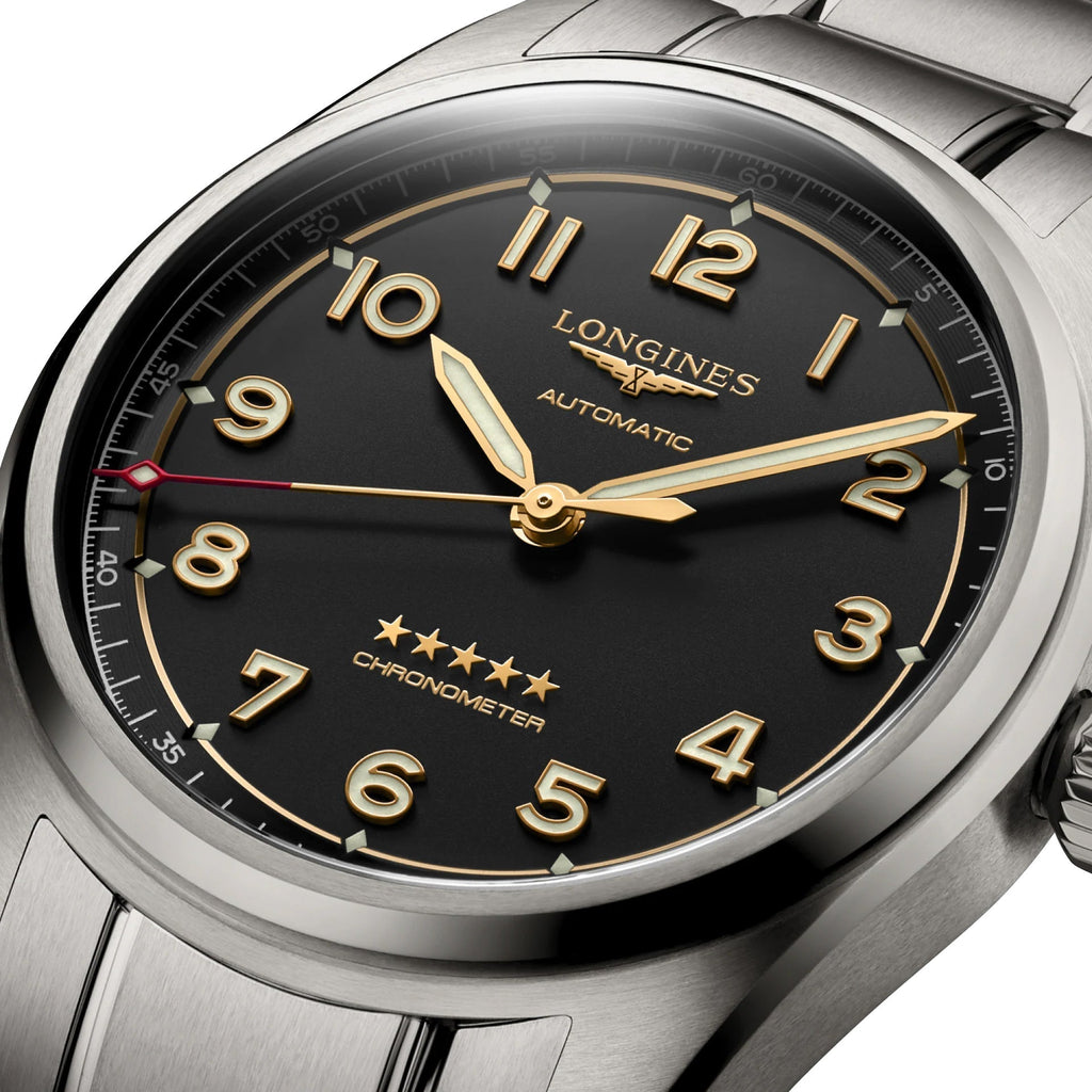 Longines Spirit Automatic Chronometer Titanium Gray Dial Mens Watch L3.810.1.53.6 wholesalehk.shop