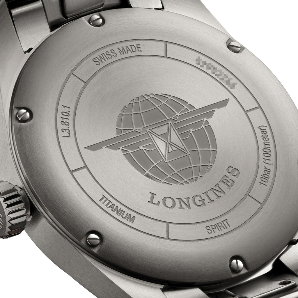 Longines Spirit Automatic Chronometer Titanium Gray Dial Mens Watch L3.810.1.53.6 wholesalehk.shop