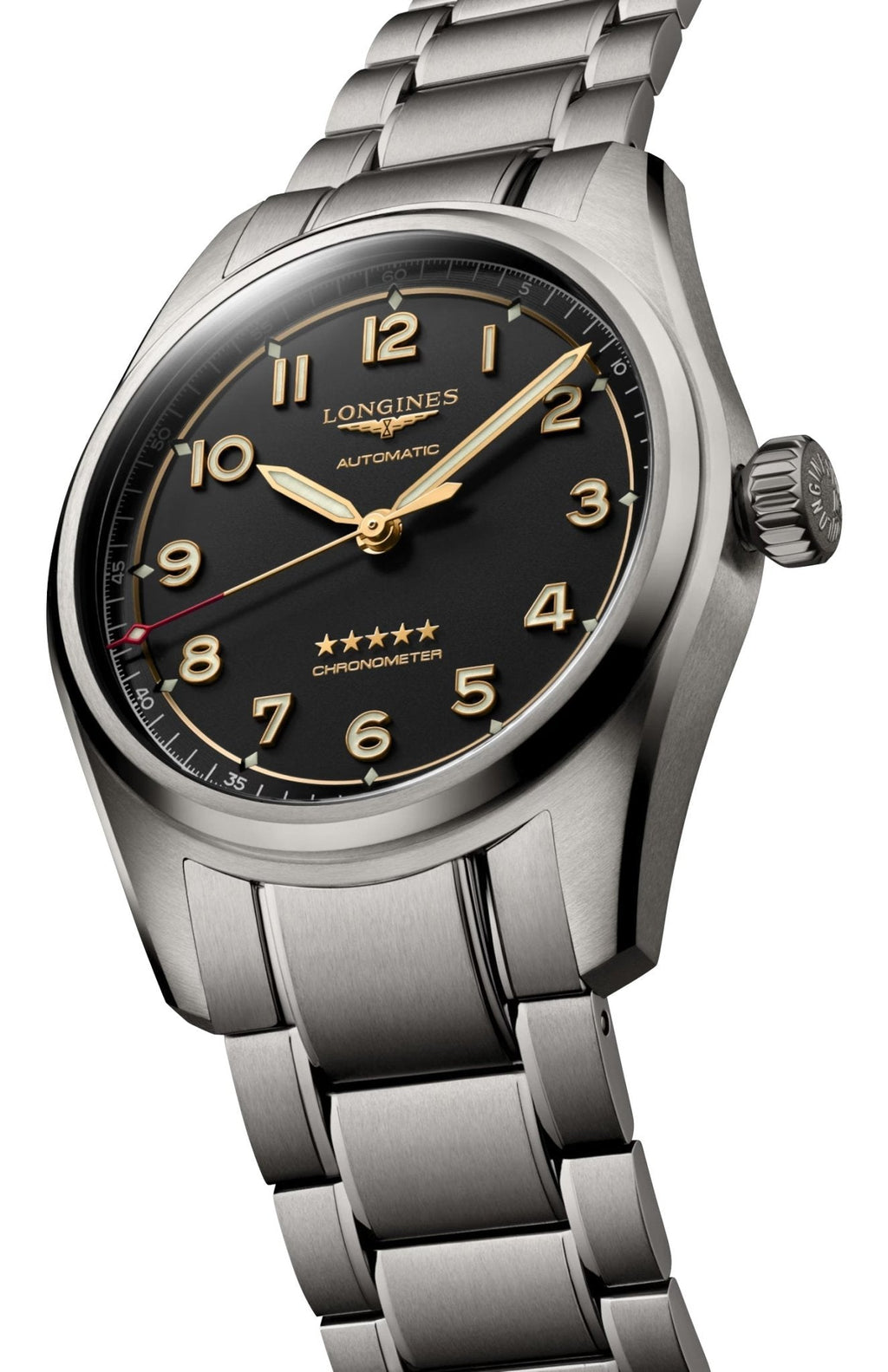 Longines Spirit Automatic Chronometer Titanium Gray Dial Mens Watch L3.810.1.53.6 wholesalehk.shop