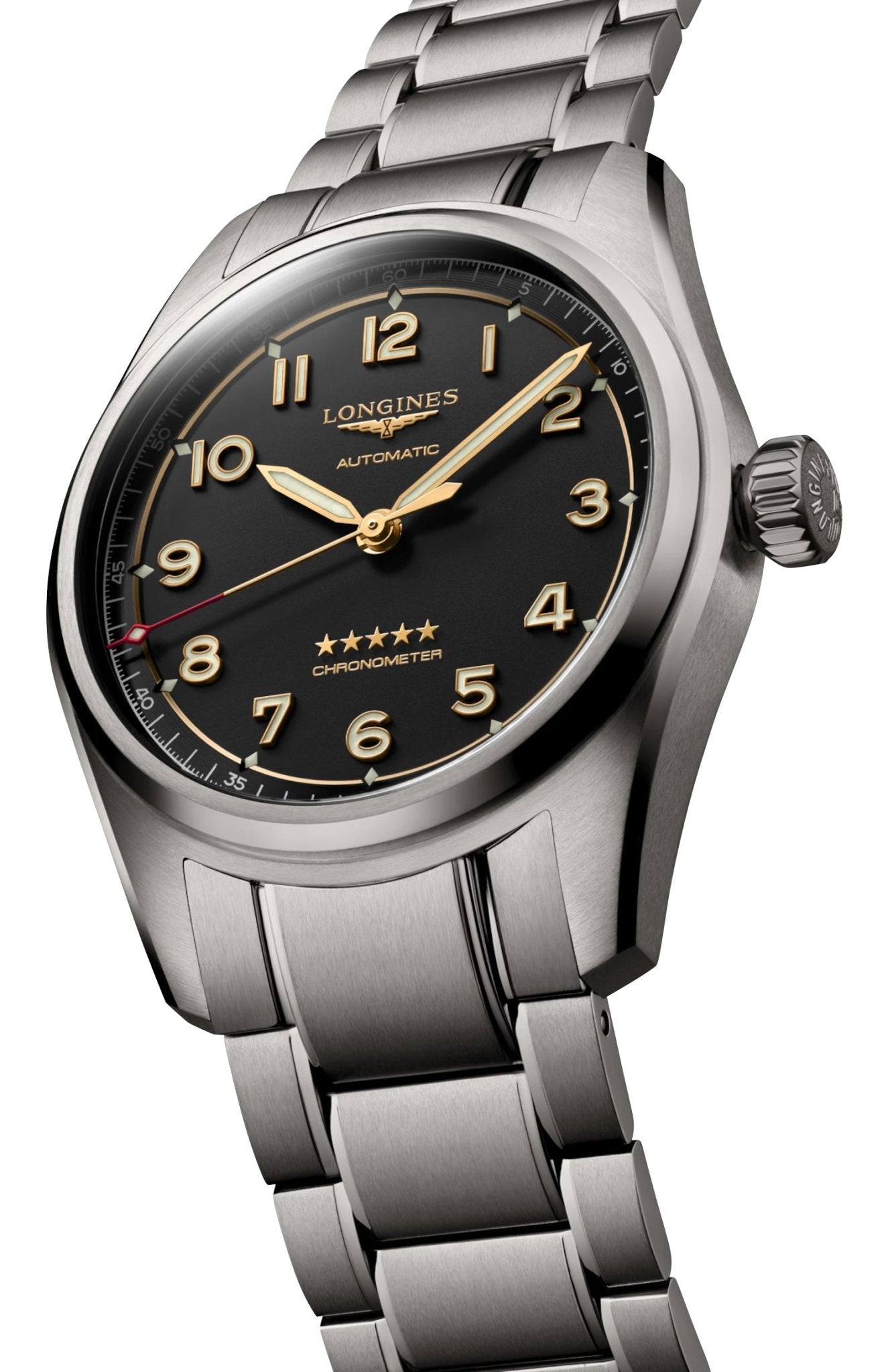 Longines Spirit Automatic Chronometer Titanium Gray Dial Mens Watch L3.810.1.53.6 wholesalehk.shop