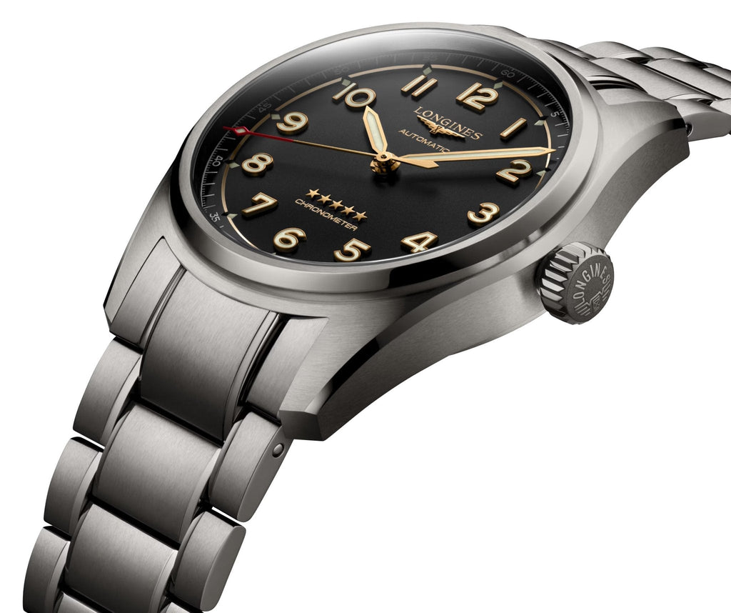 Longines Spirit Automatic Chronometer Titanium Gray Dial Mens Watch L3.810.1.53.6 wholesalehk.shop