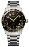 Longines Spirit Zulu Time Automatic GMT Chronometer Stainless Steel & 18K Yellow Gold Gray Dial Date Mens Watch L3.812.5.53.6 wholesalehk.shop