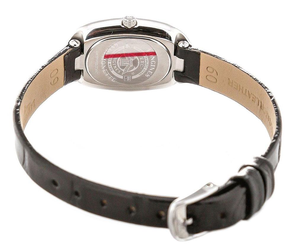Longines Symphonette Black Leather Strap Stainless Steel Mother-Of-Pearl Dial Diamonds Womens Watch L2.305.4.87.0 wholesalehk.shop