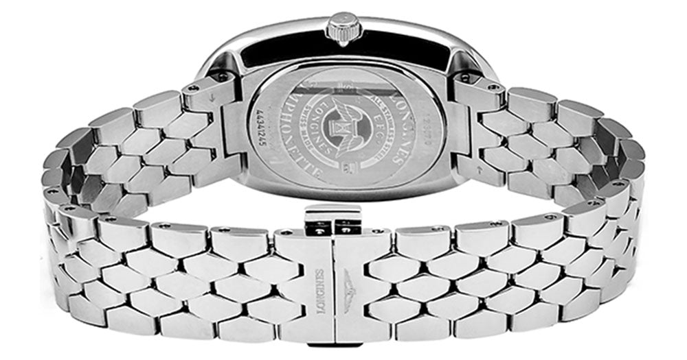 Longines Symphonette Stainless Steel Mother-of-Pearl Dial Diamonds Quartz Womens Watch L2.307.0.87.6 wholesalehk.shop