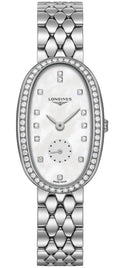 Longines Symphonette Stainless Steel Mother-of-Pearl Dial Diamonds Quartz Womens Watch L2.307.0.87.6 wholesalehk.shop