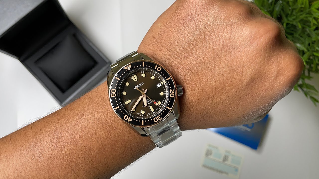 Seiko Prospex Sea Diver Automatic Brown Dial Silver Steel Strap Watch For Men - SPB240J1 wholesalehk.shop