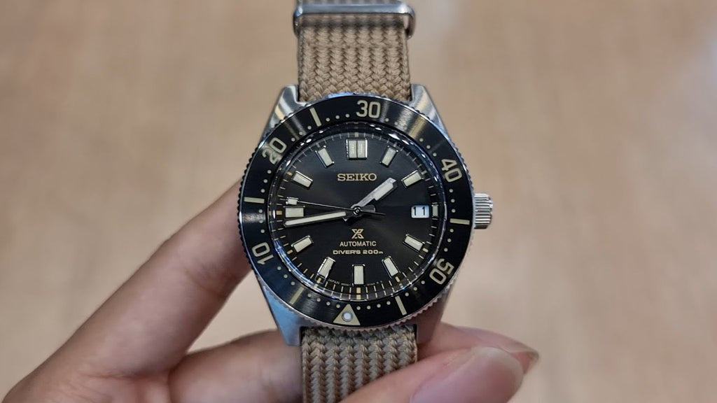 Seiko Prospex 1965 Diver’s Re-Interpretation Automatic Black Dial Brown NATO Strap Watch For Men - SPB239J1 wholesalehk.shop