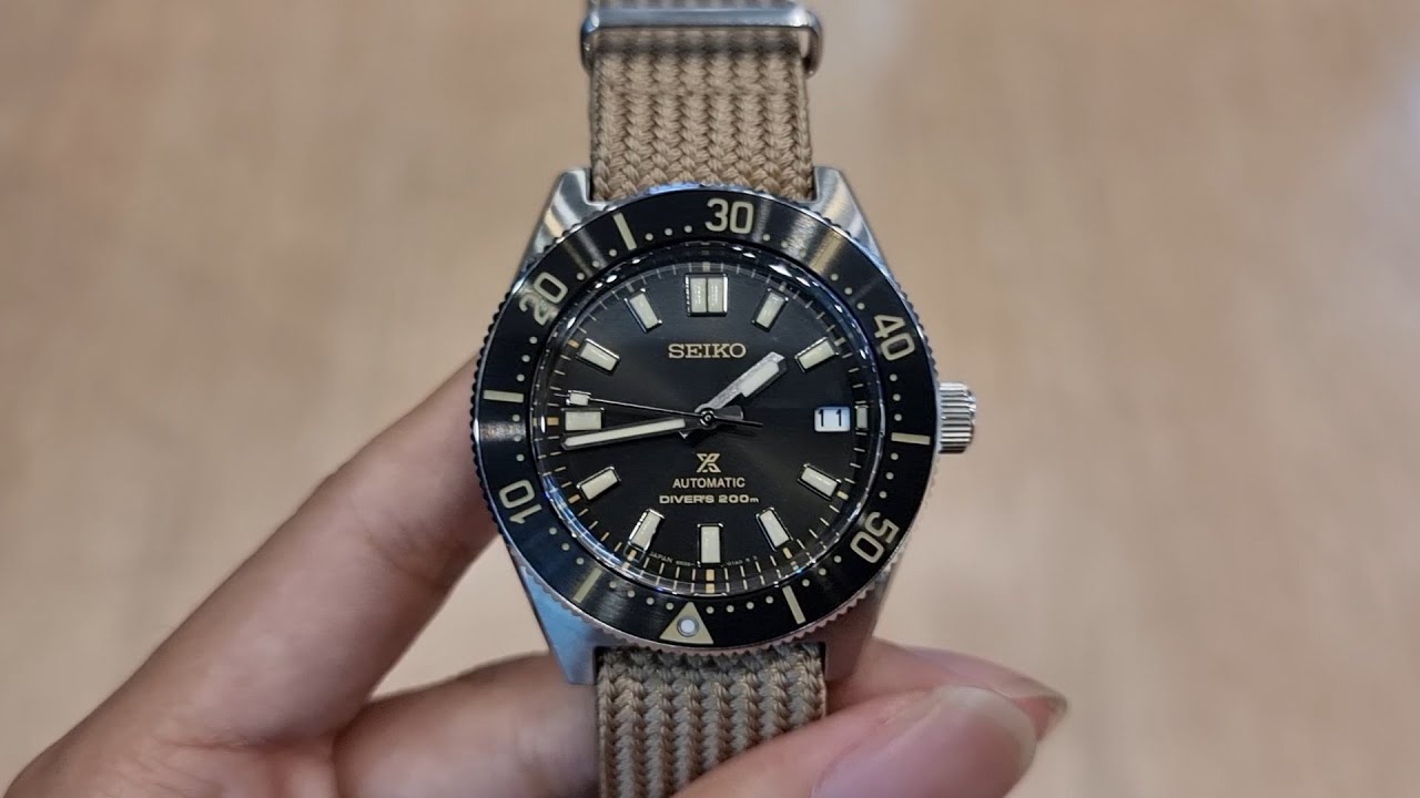 Seiko Prospex 1965 Diver’s Re-Interpretation Automatic Black Dial Brown NATO Strap Watch For Men - SPB239J1 wholesalehk.shop