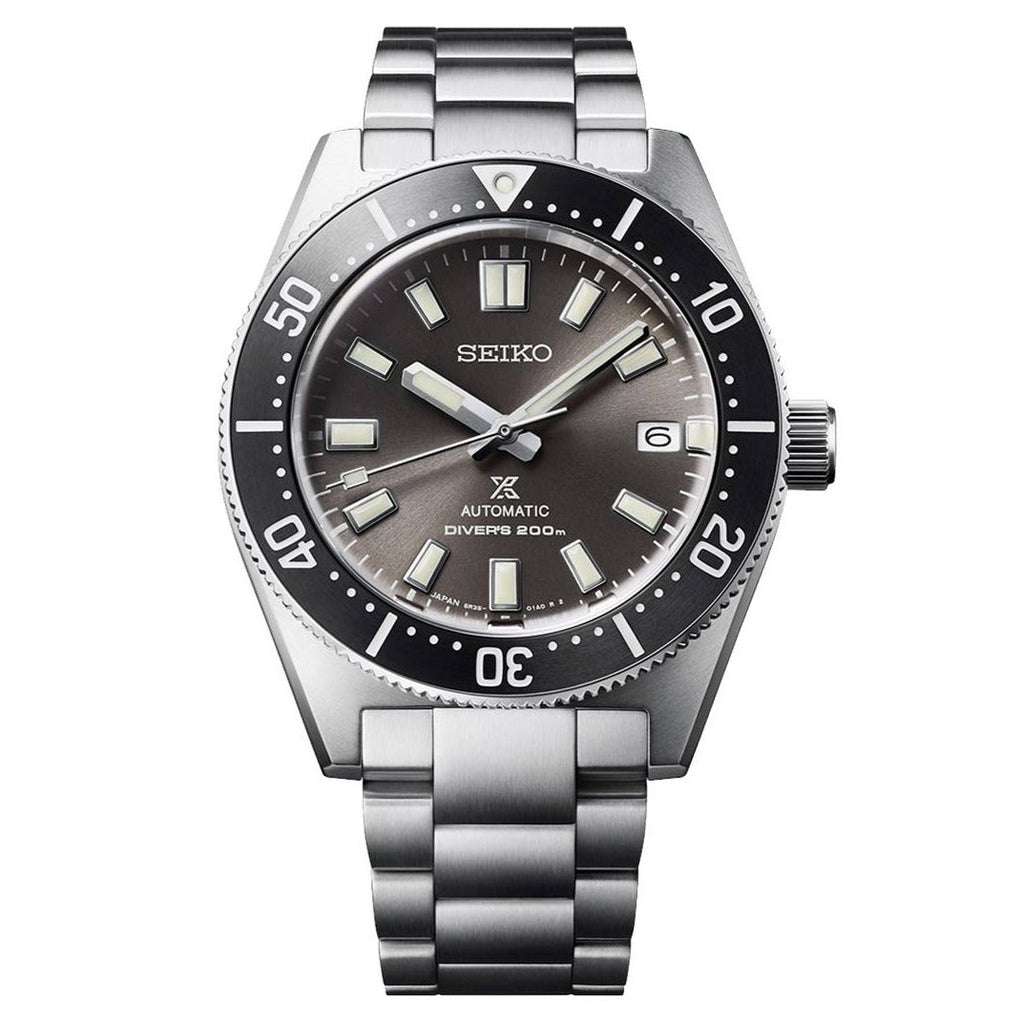Seiko Prospex 1965 Modern Re Interpretation Automatic Black Dial Silver Steel Strap Watch For Men - SPB143J1 wholesalehk.shop