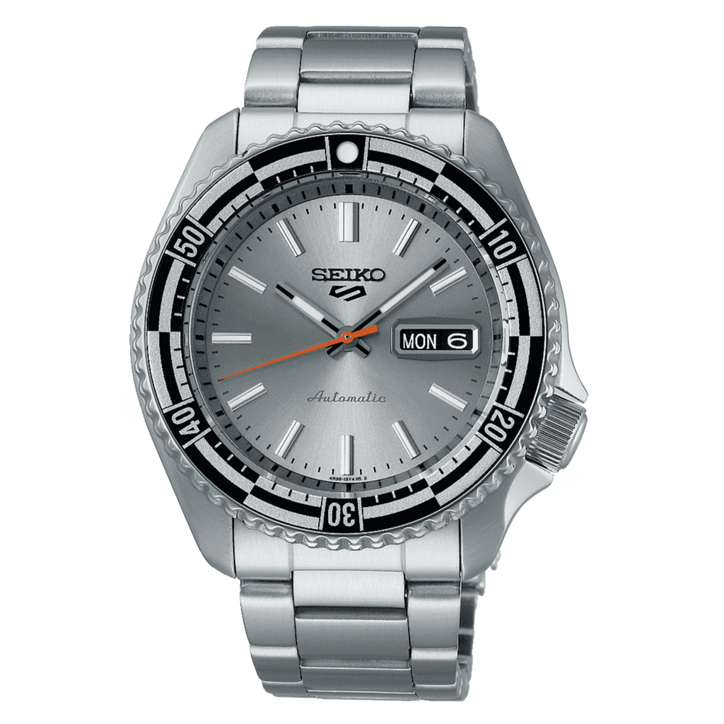 Seiko 5 Sports Special Edition Silver Dial Silver Steel Strap Watch For Men - SRPK09K1 wholesalehk.shop