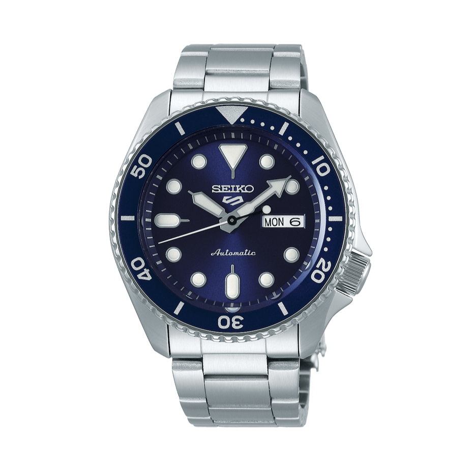 Seiko 5 Sports Automatic Analog Blue Dial Silver Steel Strap Watch For Men - SRPD51K1 wholesalehk.shop