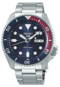 Seiko 5 Sports Automatic Blue Dial Silver Steel Strap Watch For Men - SRPD53K1 wholesalehk.shop
