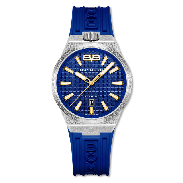 Bomberg Men's Majestic Blue Automatic Watch wholesalehk.shop