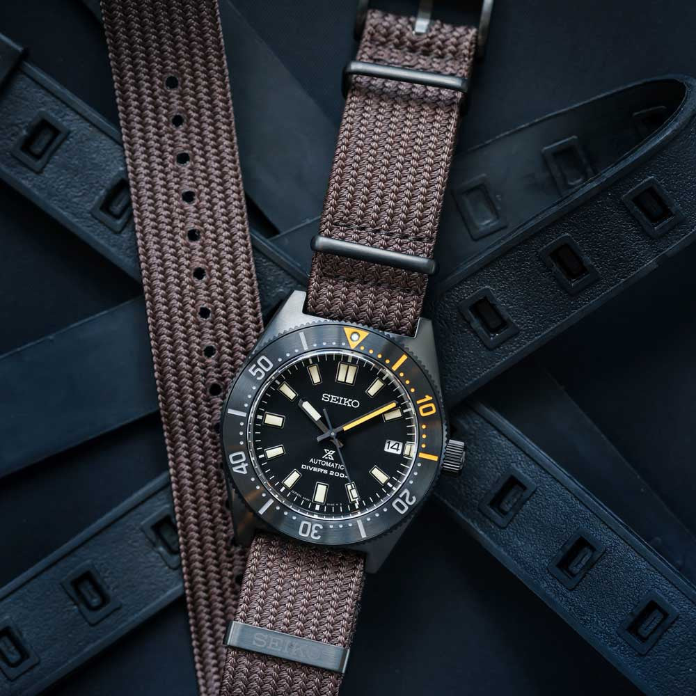 Seiko Prospex Black Series 1965 Limited Edition Black Dial Brown NATO Strap Watch For Men - SPB253J1 wholesalehk.shop