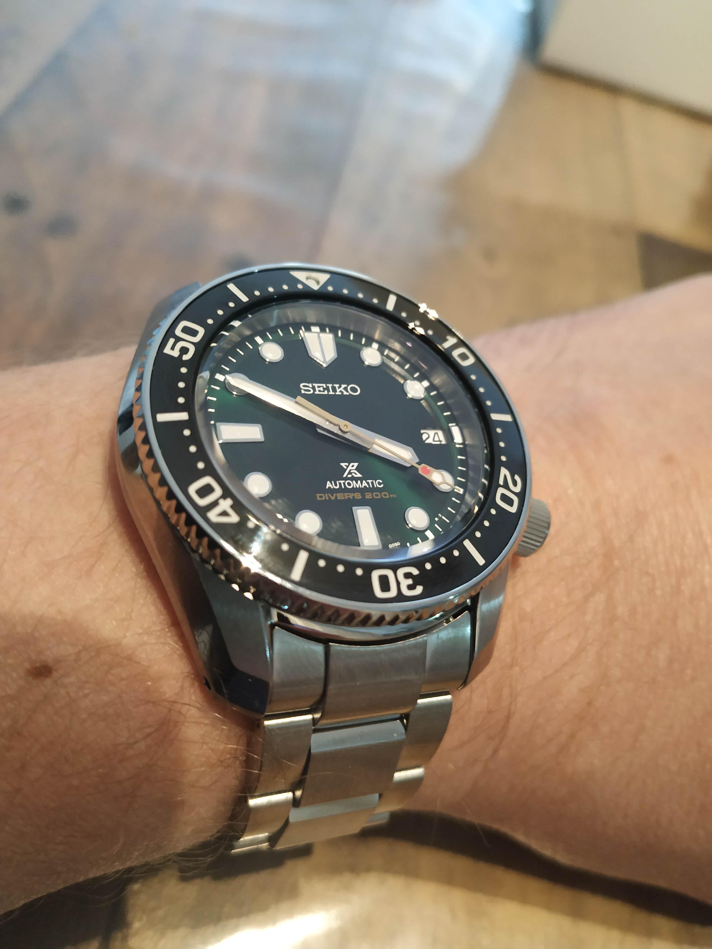 Seiko Prospex 140th Anniversary Limited Divers Green Dial Silver Steel Strap Watch For Men - SPB207J1 wholesalehk.shop