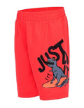 2026 New Arrival Boys' JDI Dinosaur 6in Volley Swim Shorts :Bright Crimson wholesalehk.shop