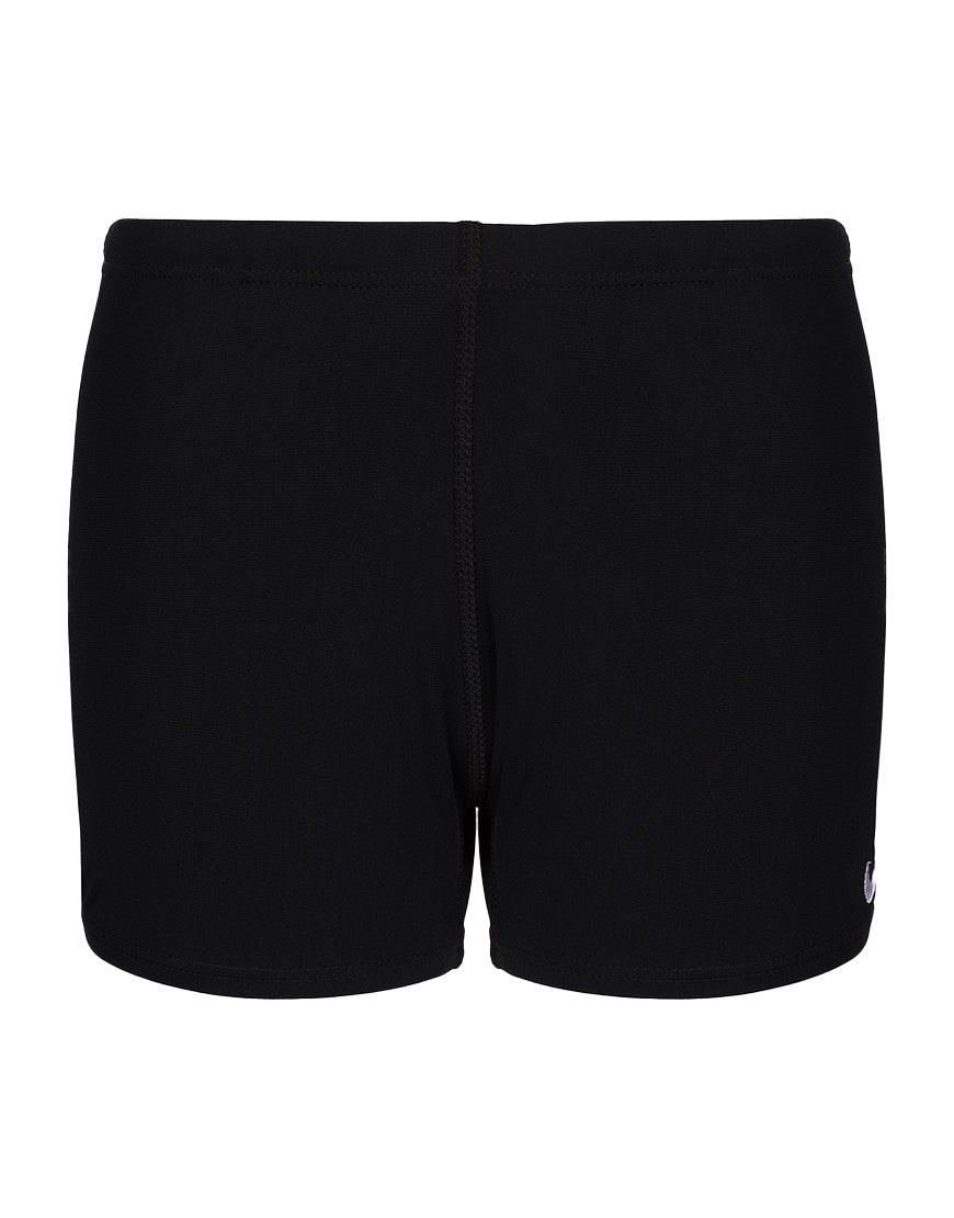 2026 New Arrival Boys' Square Leg Swimsuit :Black wholesalehk.shop
