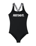 2026 New Arrival Girls' Crossback 1Piece Swimsuit :Black wholesalehk.shop
