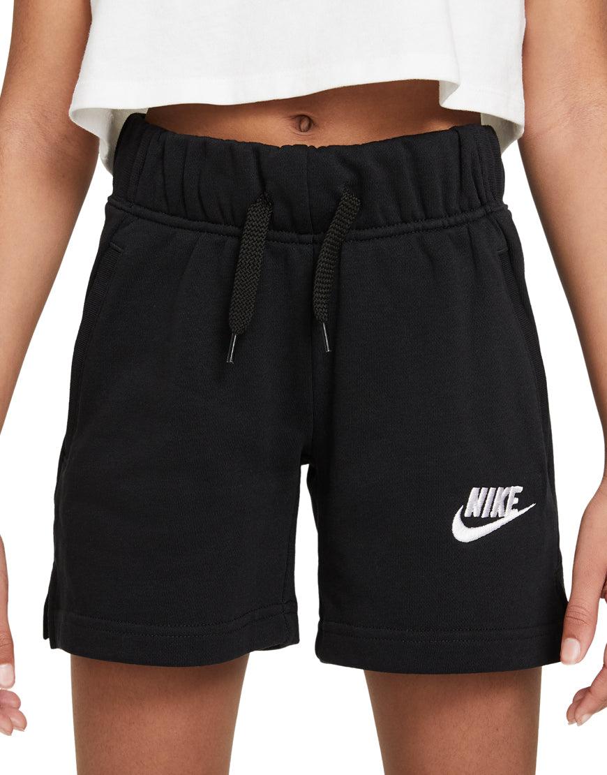 2026 New Arrival Girls' Sportswear Club French Terry Shorts :Black wholesalehk.shop