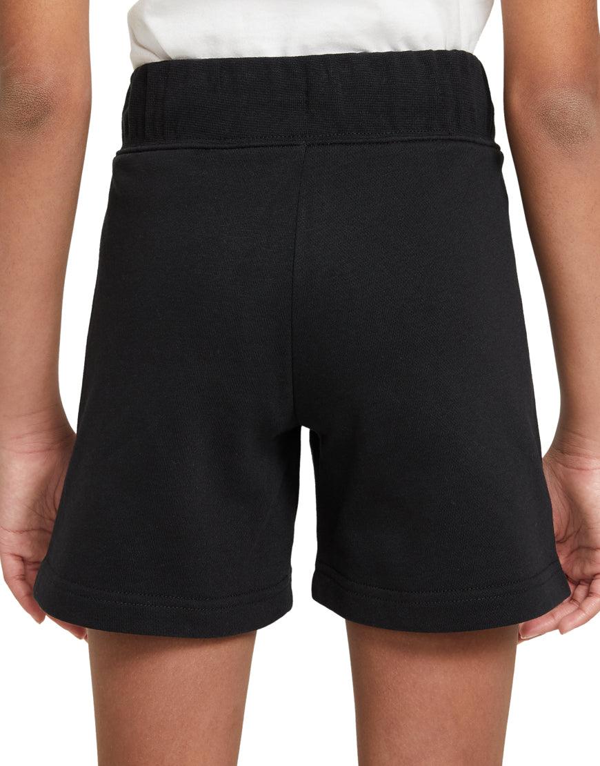 2026 New Arrival Girls' Sportswear Club French Terry Shorts :Black wholesalehk.shop