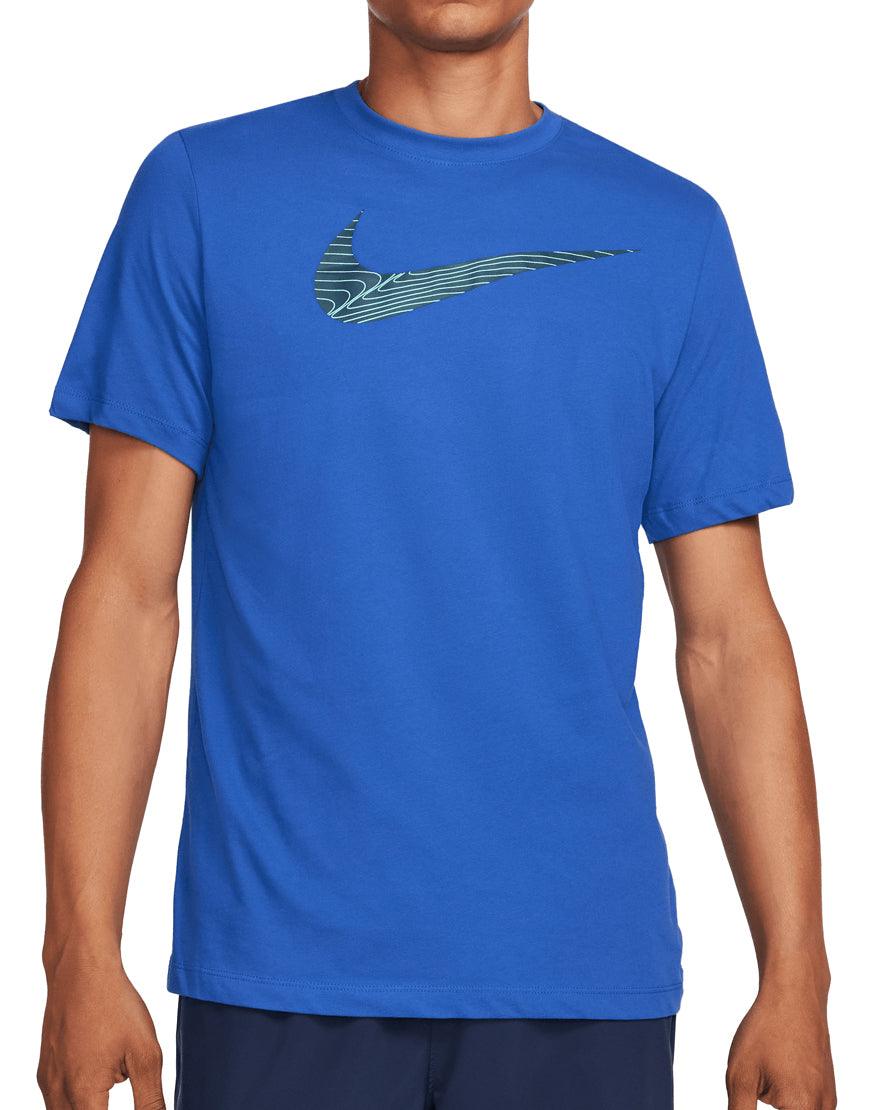 2026 New Arrival Men's DriFIT Fitness Tee :Blue wholesalehk.shop