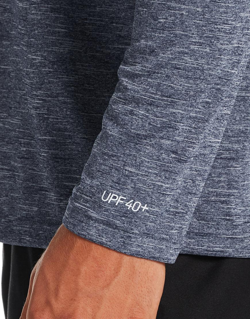 2026 New Arrival Men's Hydroguard Swim Shirt :Midnight Navy wholesalehk.shop
