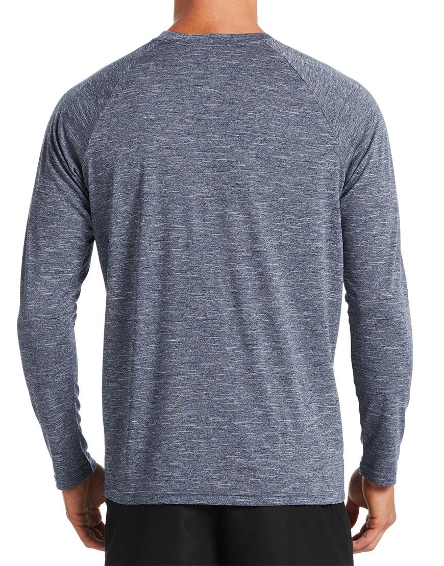 2026 New Arrival Men's Hydroguard Swim Shirt :Midnight Navy wholesalehk.shop
