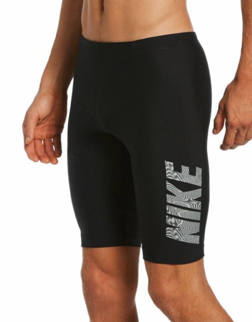 2026 New Arrival Men's Liquify Swoosh Swim Jammer :Black wholesalehk.shop