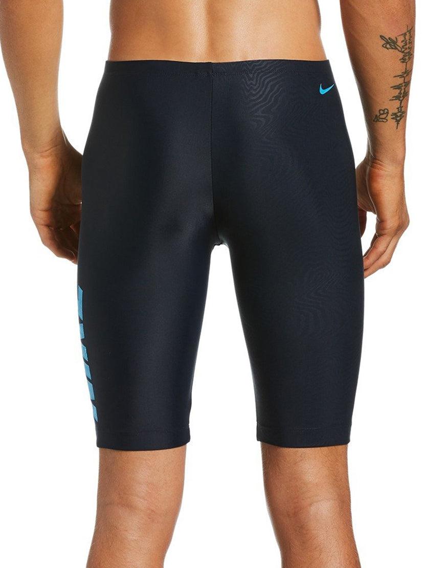 2026 New Arrival Men's Liquify Swoosh Swim Jammer :Dark Obsidian wholesalehk.shop