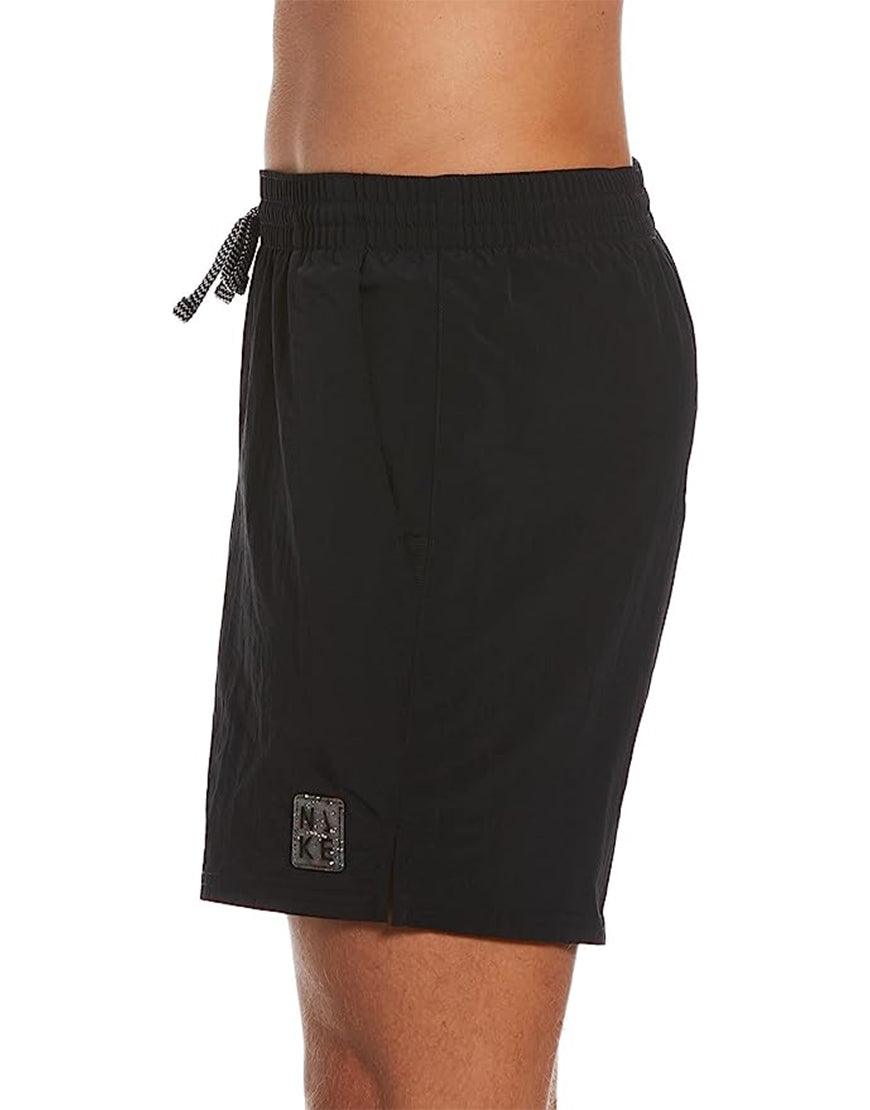 2026 New Arrival Men's Solid Icon 5in Swim Trunks :Black wholesalehk.shop