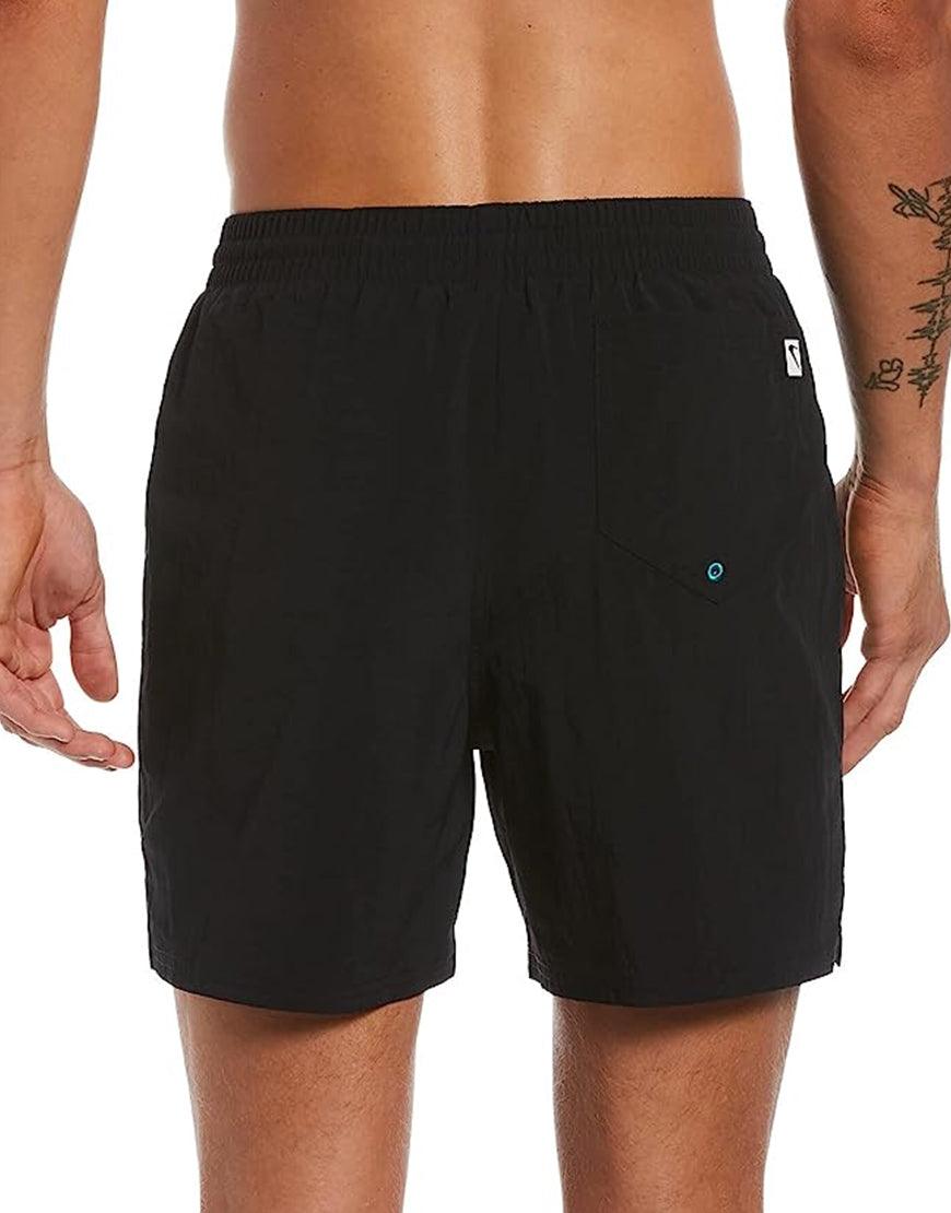 2026 New Arrival Men's Solid Icon 5in Swim Trunks :Black wholesalehk.shop