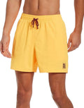 2026 New Arrival Men's Solid Icon 5in Swim Trunks :Racer Orange wholesalehk.shop
