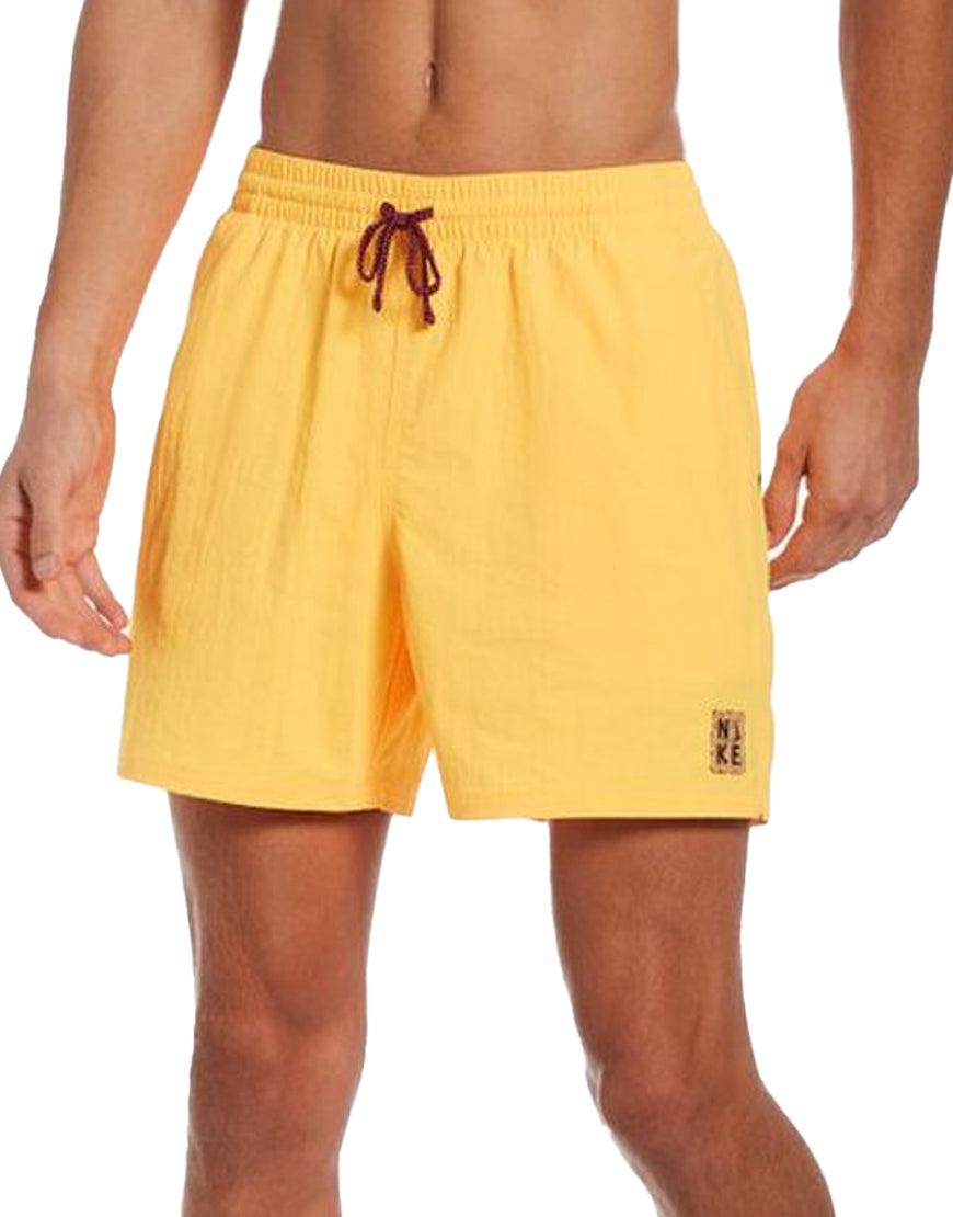2026 New Arrival Men's Solid Icon 5in Swim Trunks :Racer Orange wholesalehk.shop