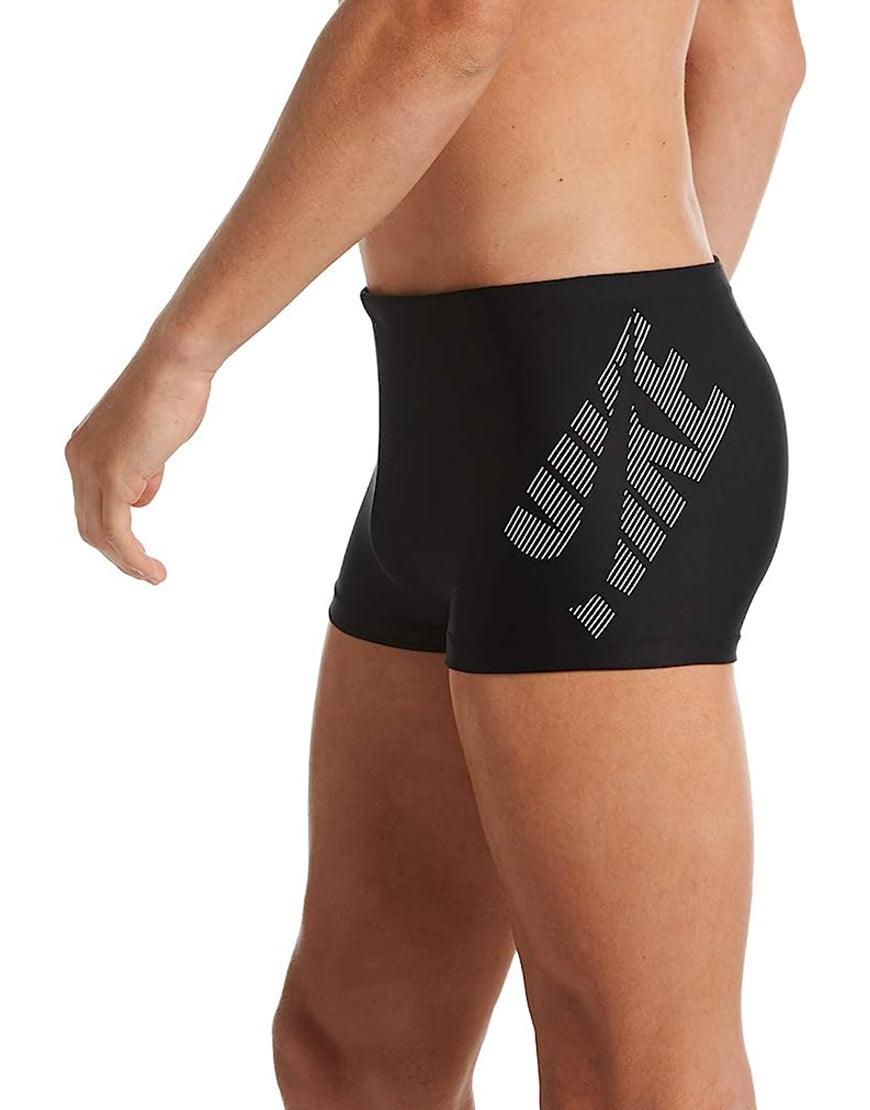 2026 New Arrival Men's Square Leg Swimsuit :Black wholesalehk.shop