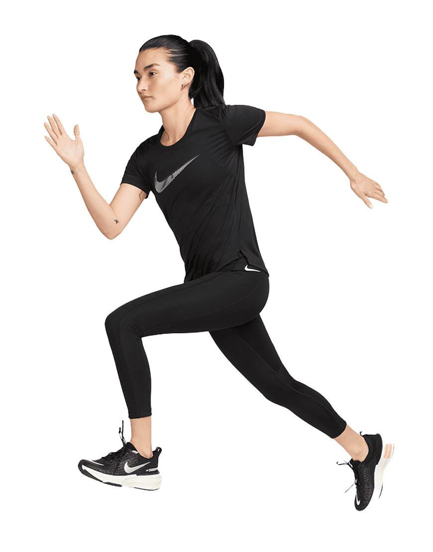 2026 New Arrival Women's Dri-FIT Swoosh Short-Sleeve Running Top :Black wholesalehk.shop