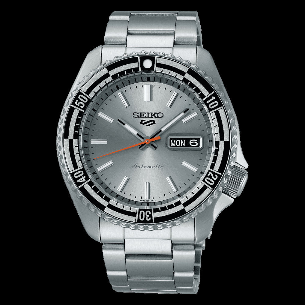Seiko 5 Sports Special Edition Silver Dial Silver Steel Strap Watch For Men - SRPK09K1 wholesalehk.shop