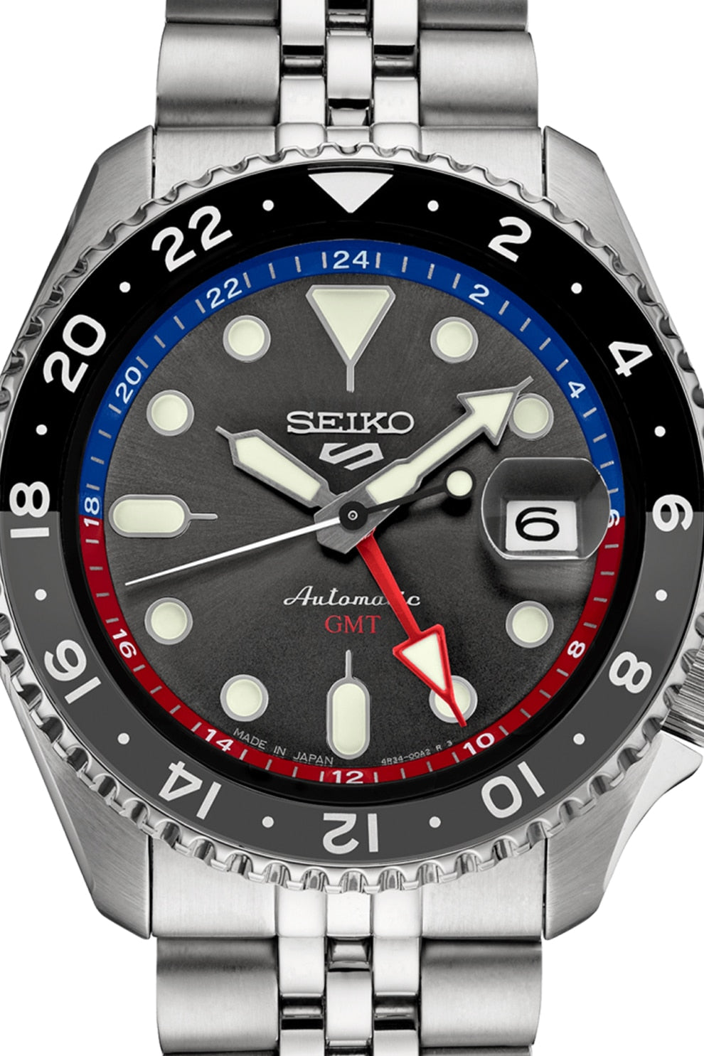 Seiko 5 Sports Special Edition Automatic Grey Dial Silver Steel Strap Watch For Men - SSK019K1 wholesalehk.shop