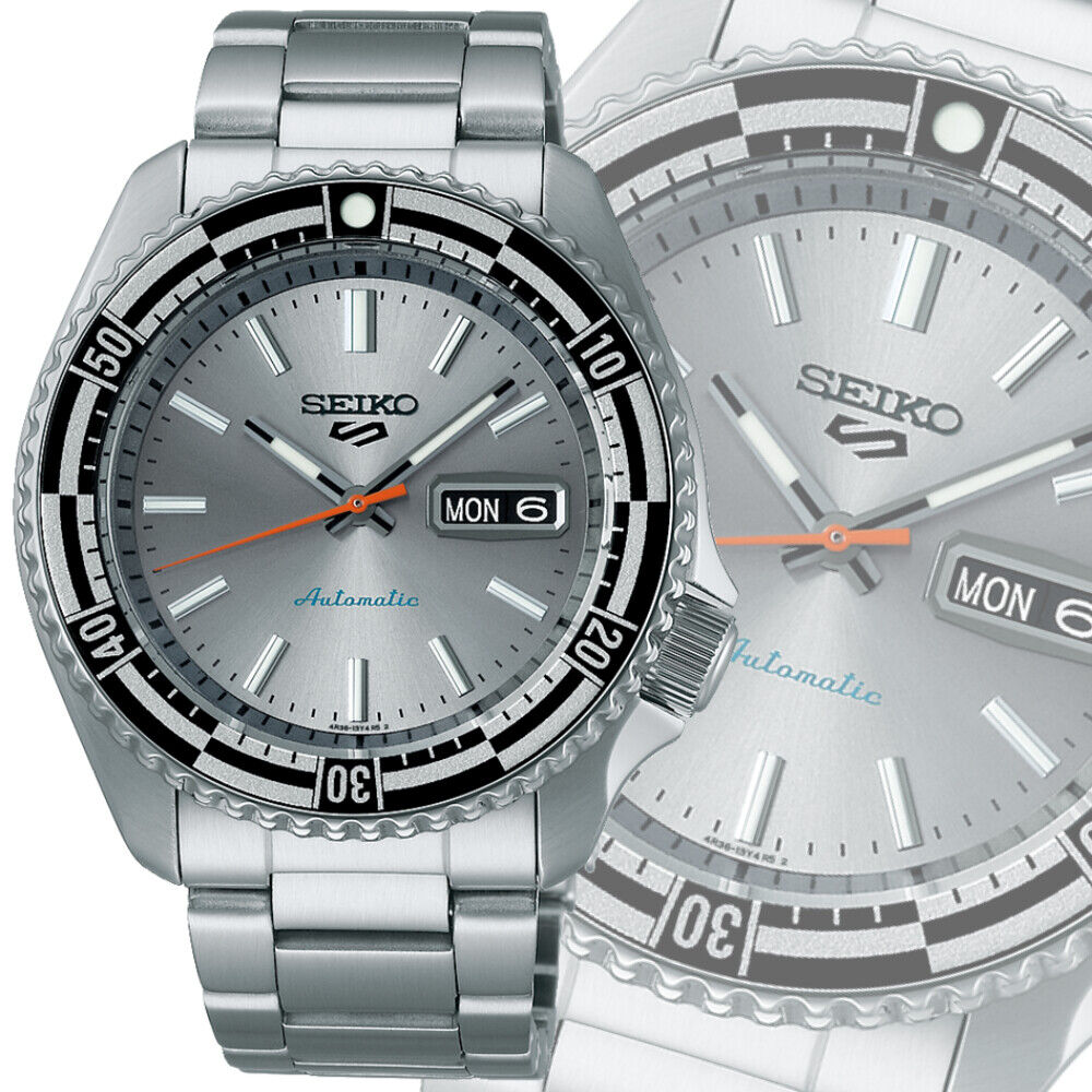 Seiko 5 Sports Special Edition Silver Dial Silver Steel Strap Watch For Men - SRPK09K1 wholesalehk.shop