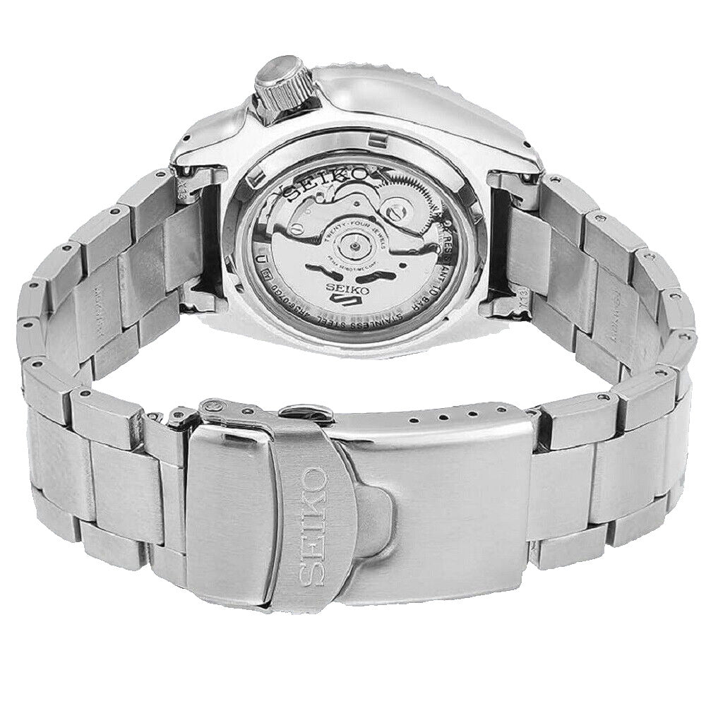 Seiko 5 Sports Special Edition Silver Dial Silver Steel Strap Watch For Men - SRPK09K1 wholesalehk.shop