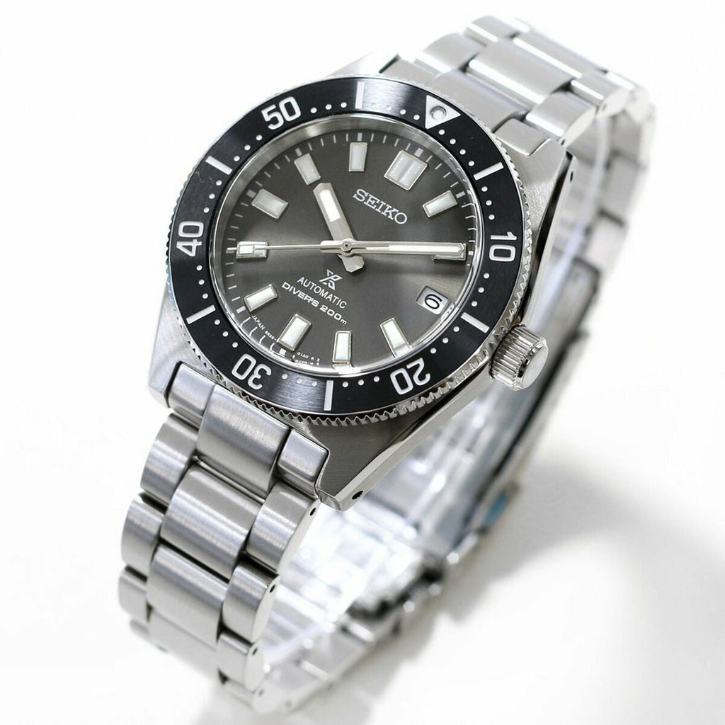 Seiko Prospex 1965 Modern Re Interpretation Automatic Black Dial Silver Steel Strap Watch For Men - SPB143J1 wholesalehk.shop