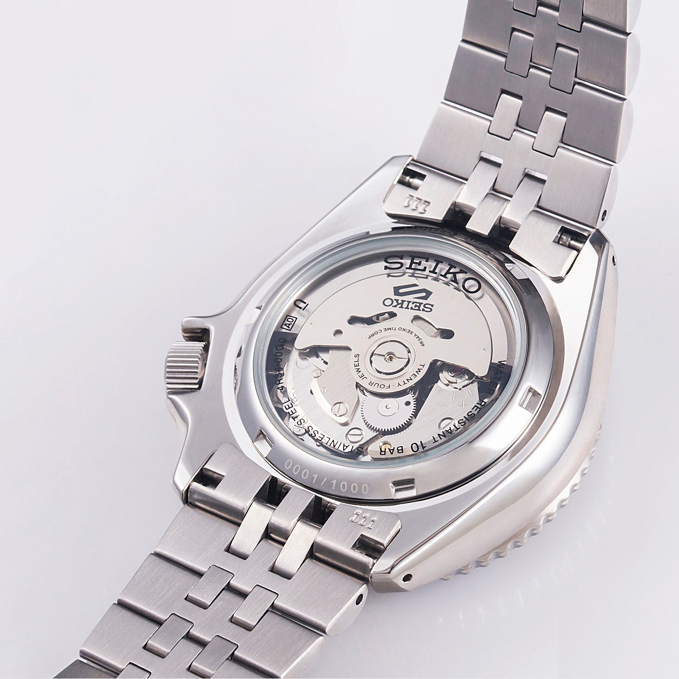 Seiko 5 Sports Automatic GMT SKX Sports Style Asia Exclusive Limited Edition Ice Blue Dial Silver Steel Strap Watch For Men - SSK029K1 wholesalehk.shop