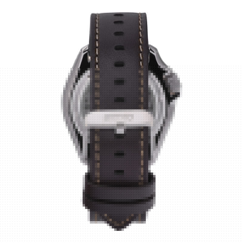 Seiko 5 Sports SKX GMT Automatic Mocha Black Dial Brown Leather Strap Watch For Men - SSK036K1 wholesalehk.shop